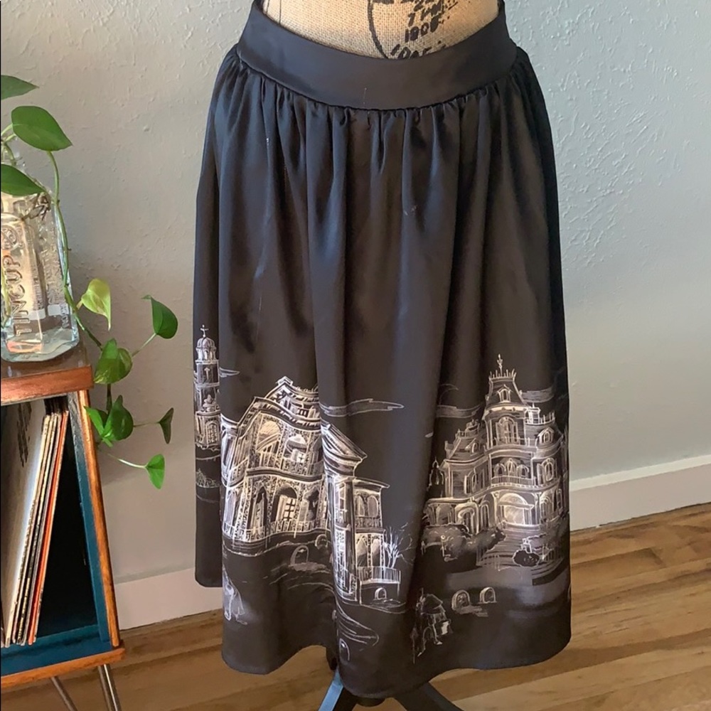 Disney Haunted Skirt Pinup Halloween Plus Volup 1X